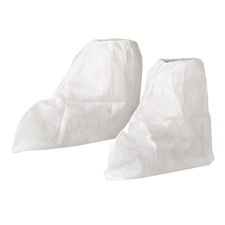 A20 Boot Covers, MICROFORCE Barrier SMS Fabric, One Size Fits All, White, 300PK